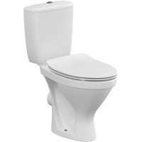 Унитаз компакт Cersanit Melar 031 3/6 DPL EO Slim с бачком и сиденьем Микролифт