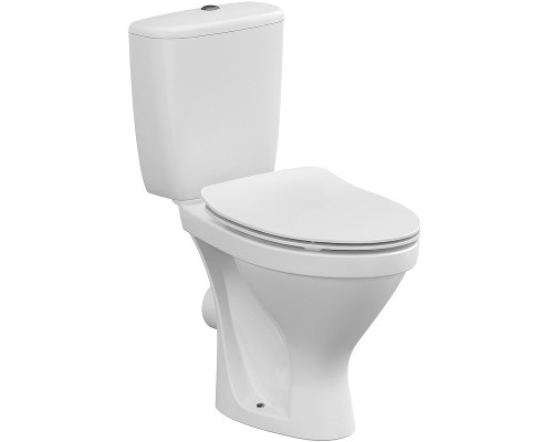 Унитаз компакт Cersanit Melar 031 3/6 DPL EO Slim с бачком и сиденьем Микролифт