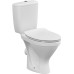 Унитаз компакт Cersanit Melar 031 3/6 DPL EO Slim с бачком и сиденьем Микролифт