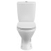 Унитаз компакт Cersanit Melar 031 3/6 DPL EO Slim с бачком и сиденьем Микролифт