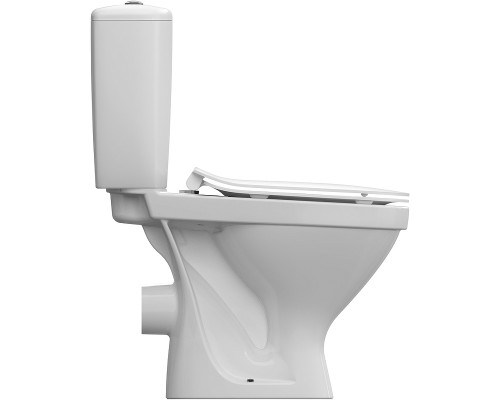 Унитаз компакт Cersanit Melar 031 3/6 DPL EO Slim с бачком и сиденьем Микролифт