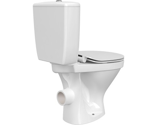 Унитаз компакт Cersanit Melar 031 3/6 DPL EO Slim с бачком и сиденьем Микролифт