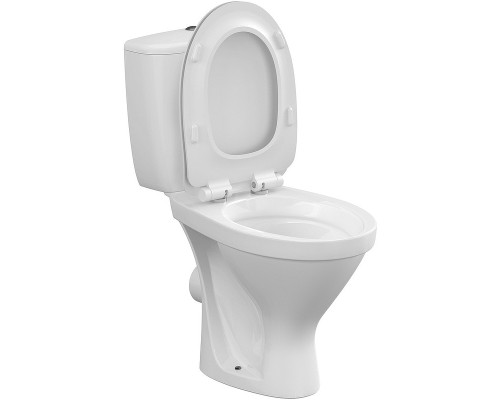 Унитаз компакт Cersanit Melar 031 3/6 DPL EO Slim с бачком и сиденьем Микролифт