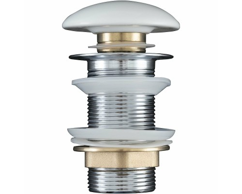 Донный клапан Aquanet 330950 click-clack Белый