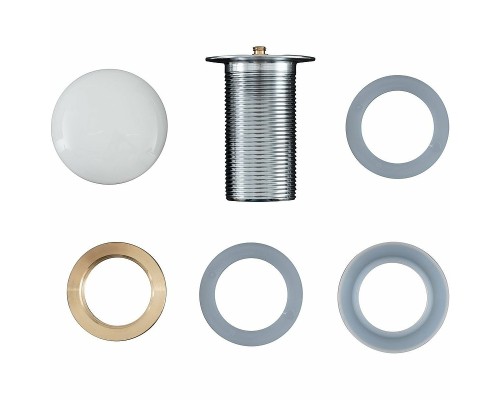 Донный клапан Aquanet 330950 click-clack Белый