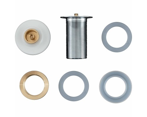 Донный клапан Aquanet 330950 click-clack Белый