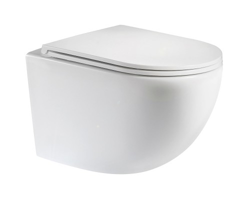 Комплект унитаза с инсталляцией Maretti Elena EA73UM74052 с сиденьем Микролифт и Белой матовой клавишей смыва