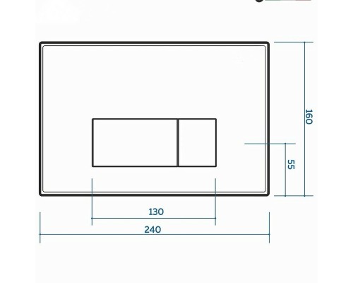 Комплект унитаза с инсталляцией Maretti Elena EA73UM74052 с сиденьем Микролифт и Белой матовой клавишей смыва