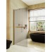 Душевая перегородка Maybah Glass MGD-727-3ш 790x1950 в широком профиле Золото стекло бронзовое
