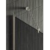 Душевая перегородка Maybah Glass 890x1950 в широком профиле Хром матовый стекло графитовое матовое