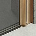 Душевая дверь Maybah Glass MGD-801-2 600x1980 на монопетле Бронза стекло графитовое матовое
