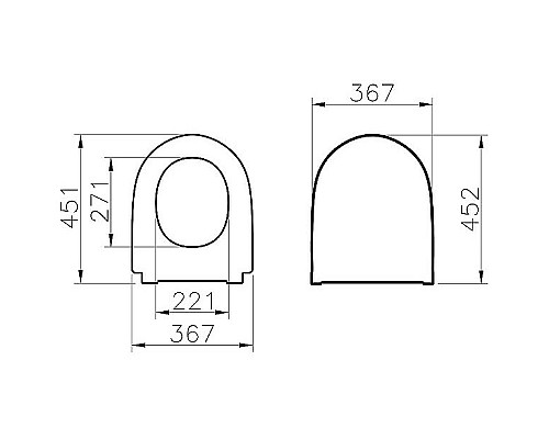 Сиденье для унитаза Vitra Nest 220-003R409 с Микролифтом