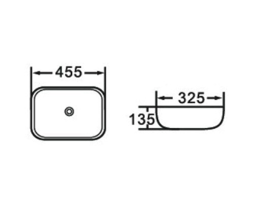 Раковина-чаша beWash Schutz 45 BK4532CT020 Белый глянец