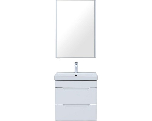 Комплект мебели для ванной Aquanet София 60 274197 подвесной Белый глянец