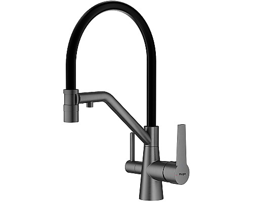Смеситель для кухни Raglo R80.62.09 Графит матовый Черный