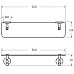 Стеклянная полка Art&Max Antic AM-E-2682AL Хром