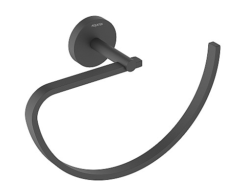 Полотенцедержатель Aquatek Бетта AQ4621MB Черный матовый