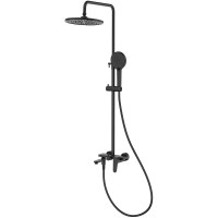 Душевая система Raglo R31.24.06 Черная матовая