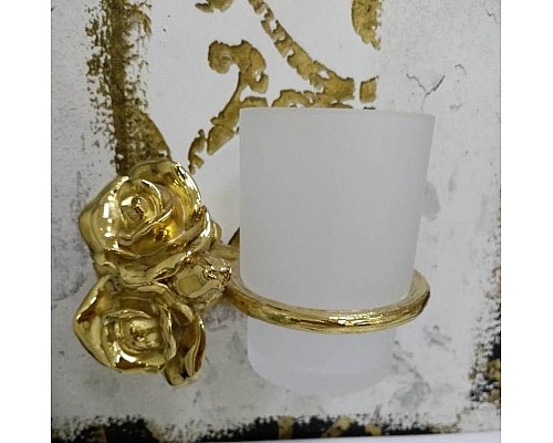 Стакан для зубных щеток Art&Max Rose AM-0914-Do Золото