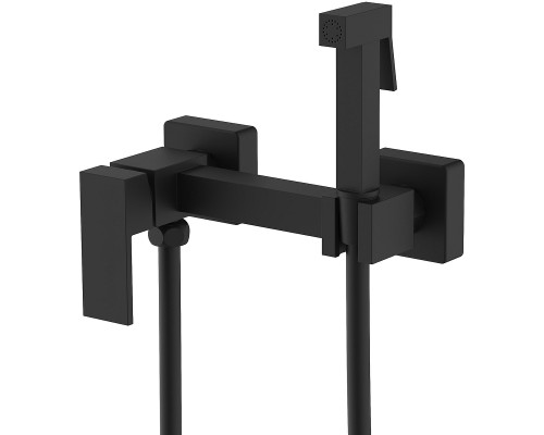 Гигиенический душ со смесителем Splenka S98.51.06 Черный матовый