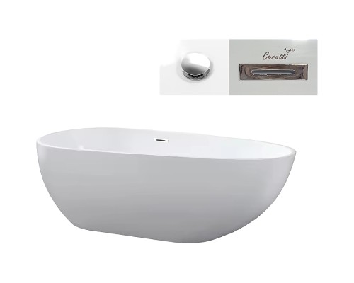 Акриловая ванна Ceruttispa Mimi 170x80 CT9671 без гидромассажа
