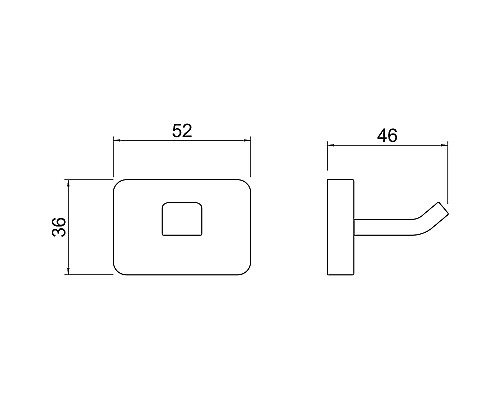 Крючок Aquatek Либра AQ4301CR Хром