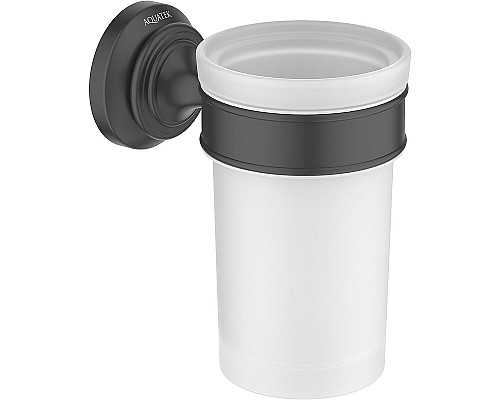 Стакан для зубных щеток Aquatek Классик AQ4527MB Черный матовый