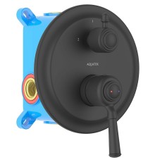 Смеситель для душа Aquatek Классик Черный матовый