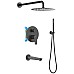 Душевая система Aquatek Бетта AQ1173MB Черная матовая