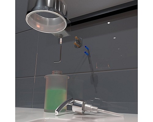 Дозатор для жидкого мыла Altasan Лотос ЛТ80Х Хром