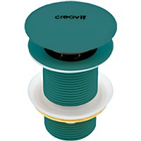 Донный клапан Creavit click-clack Зеленый нил