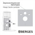 Комплект унитаза Berges Floe S Rimless с инсталляцией Atom Line с сиденьем Микролифт и Черной SoftTouch Хром глянцевый клавишей смыва