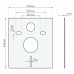 Комплект унитаза Berges Floe S Rimless с инсталляцией Atom Line с сиденьем Микролифт и Черной SoftTouch Хром глянцевый клавишей смыва