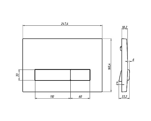 Комплект унитаза Berges Quattro S Rimless с инсталляцией Atom Line 043363 с сиденьем Микролифт и Белой клавишей смыва