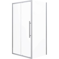 Душевой уголок Esbano Flex 100x80 профиль Хром стекло прозрачное