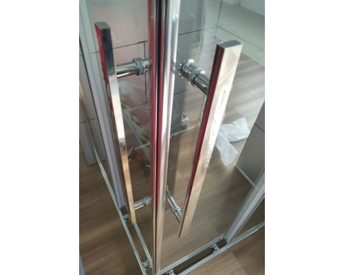 Душевой уголок Esbano Flex 120x90 профиль Хром стекло прозрачное