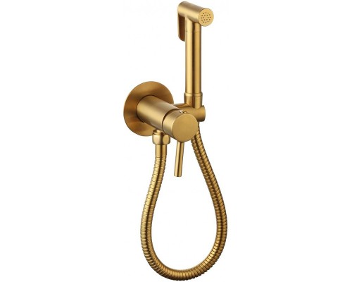 Гигиенический душ со смесителем CeramaLux KRS/007 Золото матовое