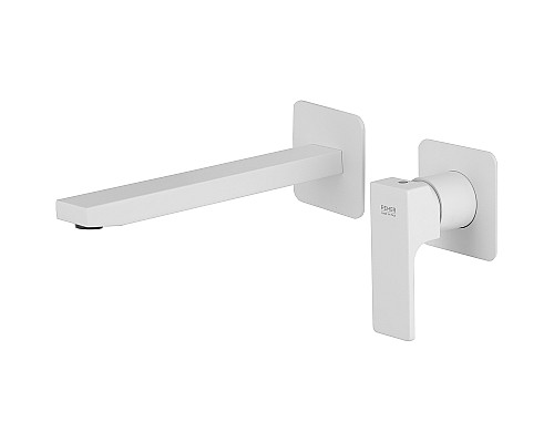 Смеситель для раковины Remer Absolute AU15PLBO Белый матовый