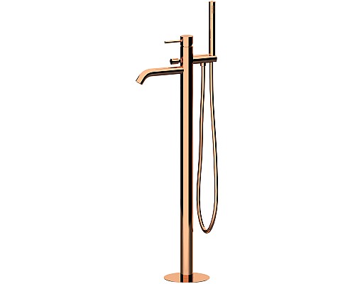 Смеситель для ванны Remer X-Style X08RL Медь глянцевая