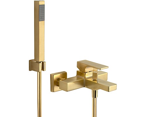 Смеситель для ванны Remer Absolute AU02BG Золото брашированное