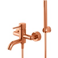 Смеситель для ванны Remer X-Style X02RL Медь глянцевая