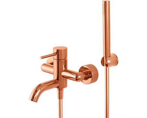 Смеситель для ванны Remer X-Style X02RL Медь глянцевая