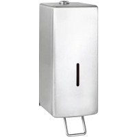 Диспенсер для жидкого мыла Nofer 03014.S локтевой Сатин