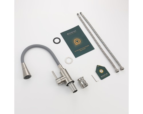 Смеситель для кухни Splenka S201.4307.05 Сатин Серый