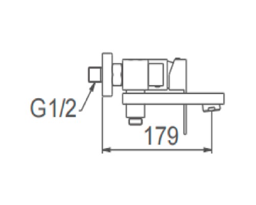 Смеситель для ванны Splenka S224.30.05 Сатин