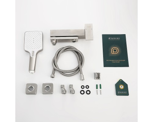 Смеситель для ванны Splenka S224.30.05 Сатин