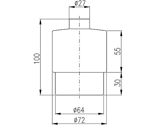 Флакон для дозатора жидкого мыла Rav Slezak SKL004 Белый матовый