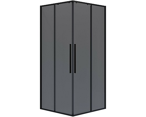 Душевой уголок Niagara Nova 90х90 NG-2823-34BLACK профиль Черный матовый стекло тонированное