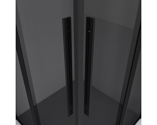 Душевой уголок Niagara Nova 90х90 NG-2823-34BLACK профиль Черный матовый стекло тонированное