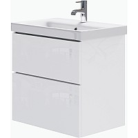 Тумба под раковину Bellezza Жаклин 65 4636410110013 подвесная Белая